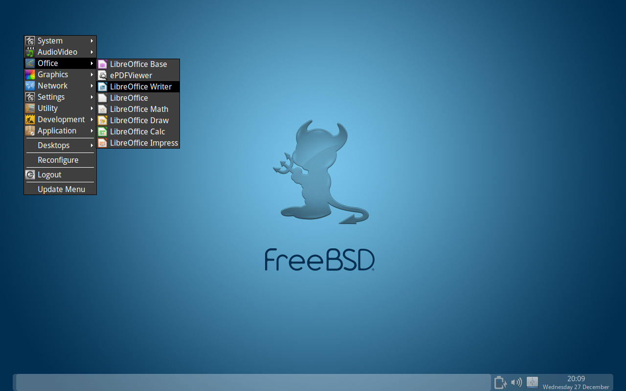 NomadBSD LibreOffice
