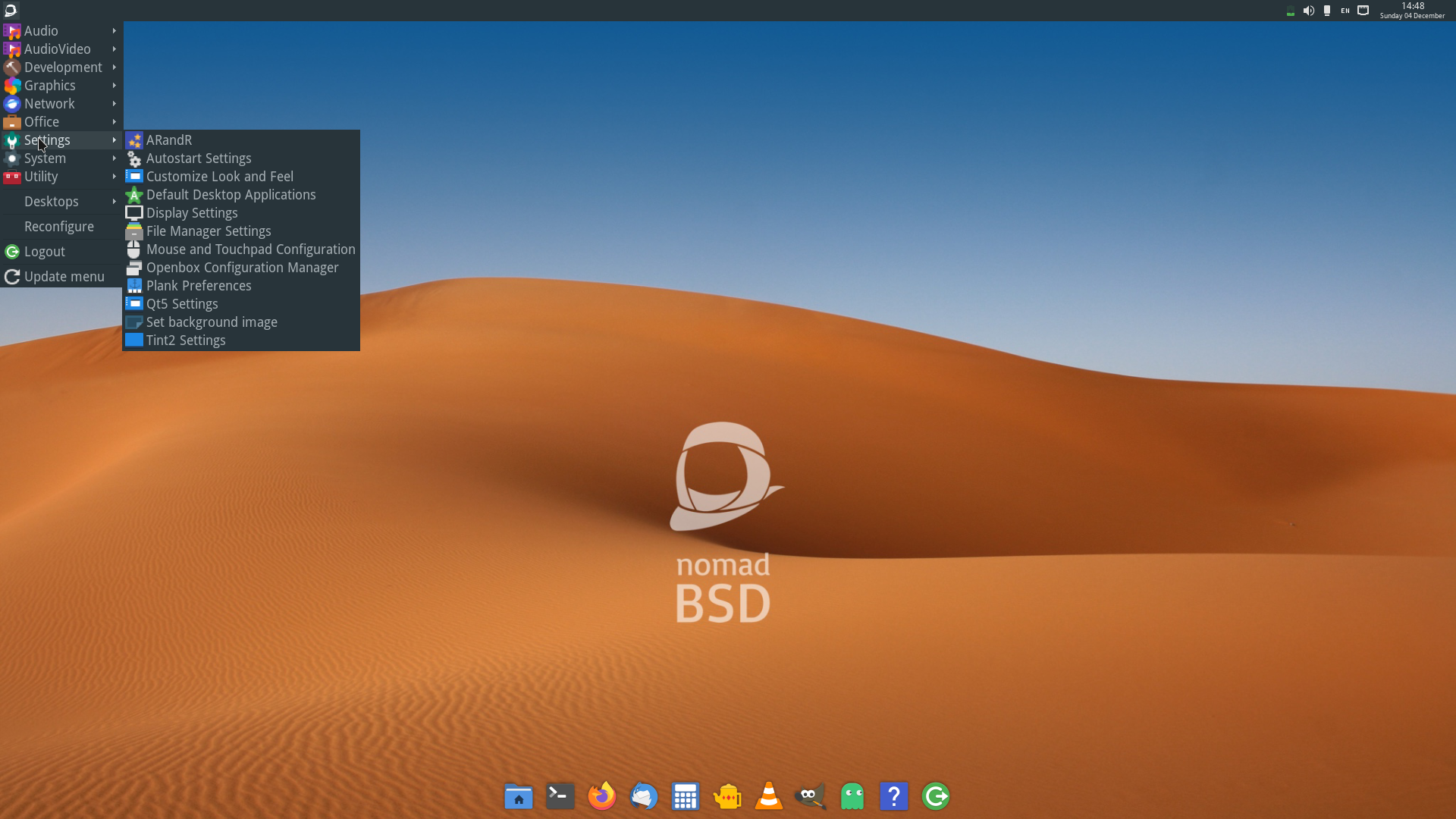 NomadBSD Desktop